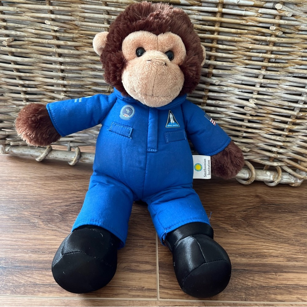 Smithsonian Institute monkey space astronaut plush toy